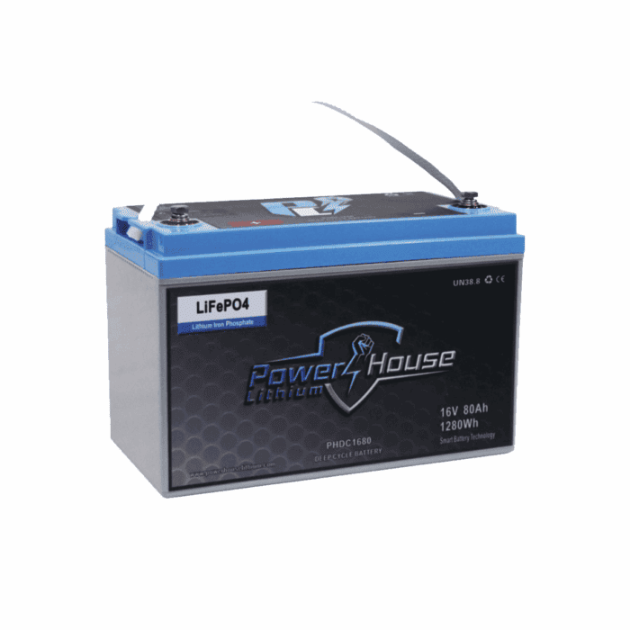 LifePO4 16V 80AH Deep Cycle Lithium Battery - Bluetooth - Image 1