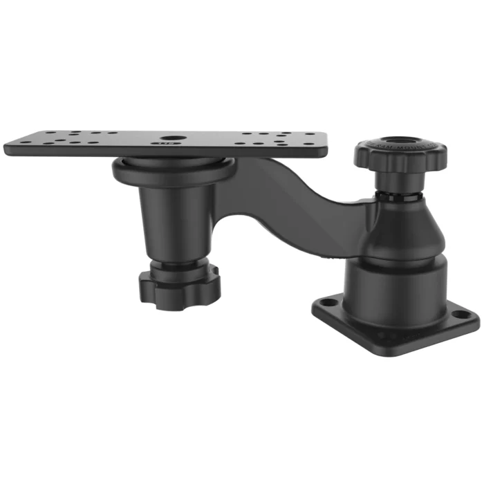 ram® horizontal 6" swing arm mount for fishfinders & plotters
