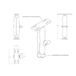 RAM® Universal Marine Electronic Mount - C Size Long - Image 3
