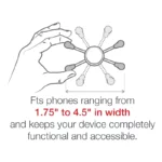 RAM® X-Grip® Large Phone Holder with RAM® Snap-Link™ Socket - Image 2