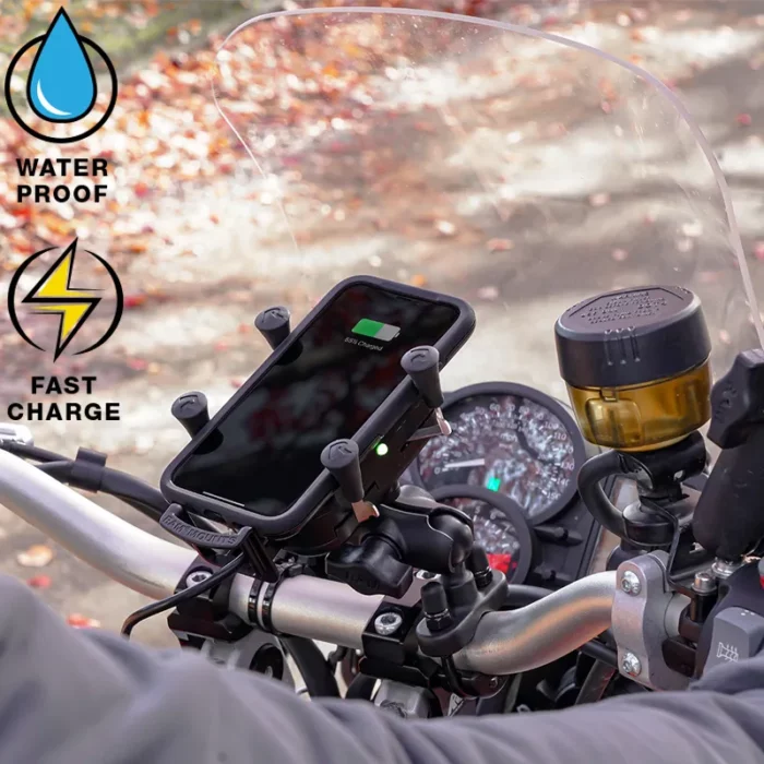 RAM® Tough-Charge™ 15W Waterproof Wireless Charging Holder with Charger - Image 4