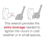 ram® hi torq™ wrench for d size socket arms
