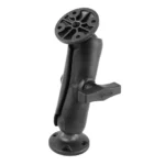 RAM® Composite Double Ball Mount with Two Round Plates