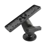 ram® composite single socket mount with electronics plate