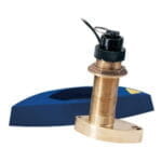 Garmin Bronze Thru-hull Mount Transducer with Depth, Speed & Temperature (Long Stem) – Airmar B744VL