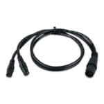 Garmin 6-pin Transducer to 4-pin Sounder adapter cable