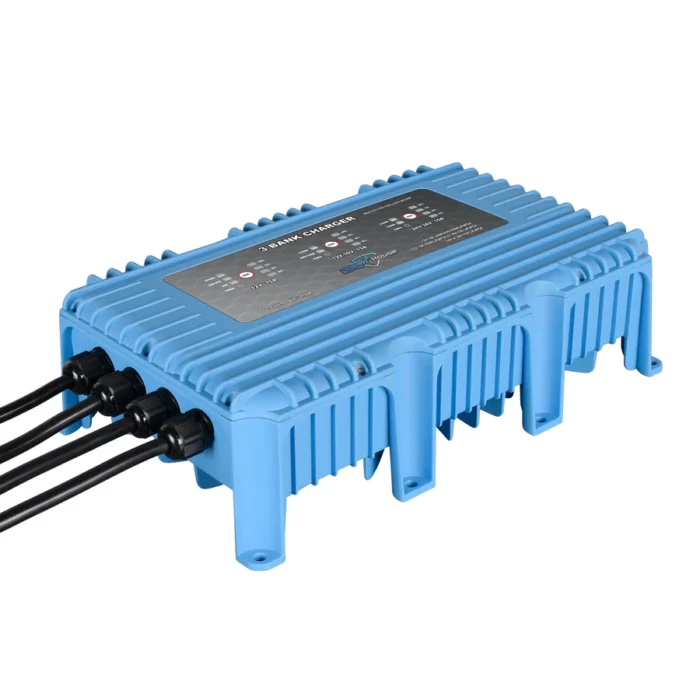 PowerHouse Lithium 12V-(12V-16V)-(24V-36V)WP 3-Bank Waterproof Battery Charger - Image 2