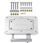 Quick Release Plate for Garmin Force Kraken Trolling Motor White